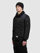 khujo-ground-damen-bomberjacke-mit-kunstfell-black image 5