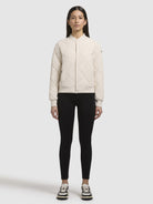 khujo-jacke-ange-hellbeige-steppjacke-bomberjacke-regular-fit image 6