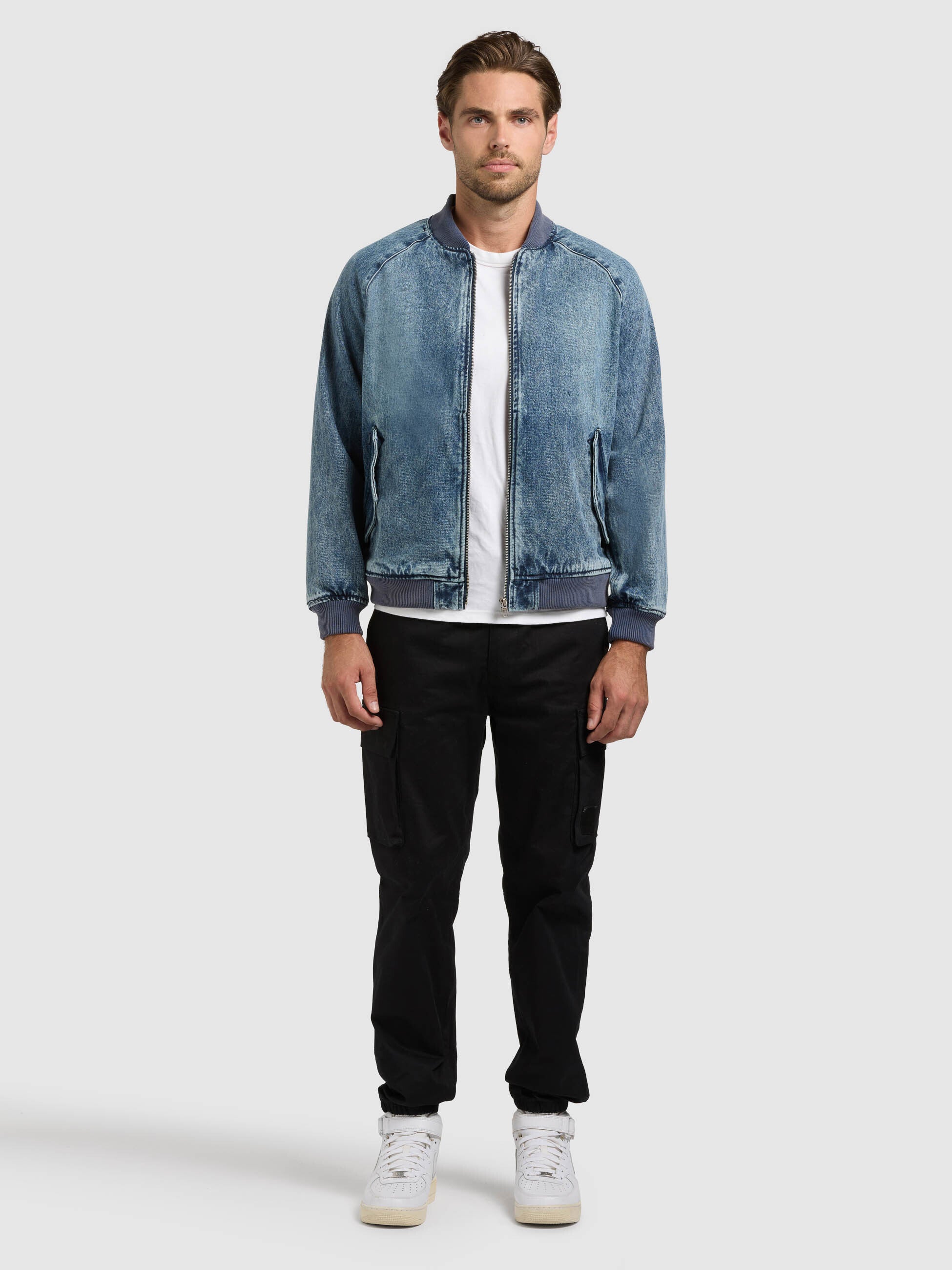 khujo-jacke-cahill-medium-blue-herren-jeansjacke-blouson-aus-denim image 7