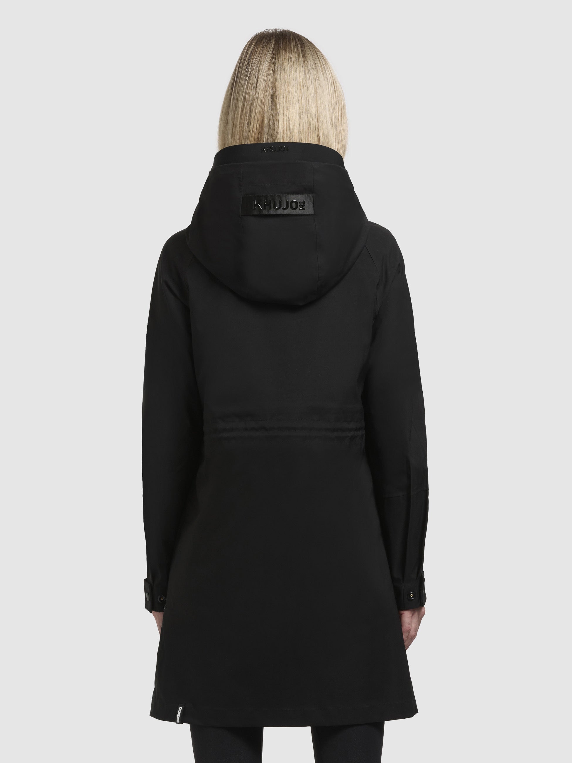 khujo-mantel-sanni-schwarz-leichter-regenmantel-slim-fit-f-r-damen image 3