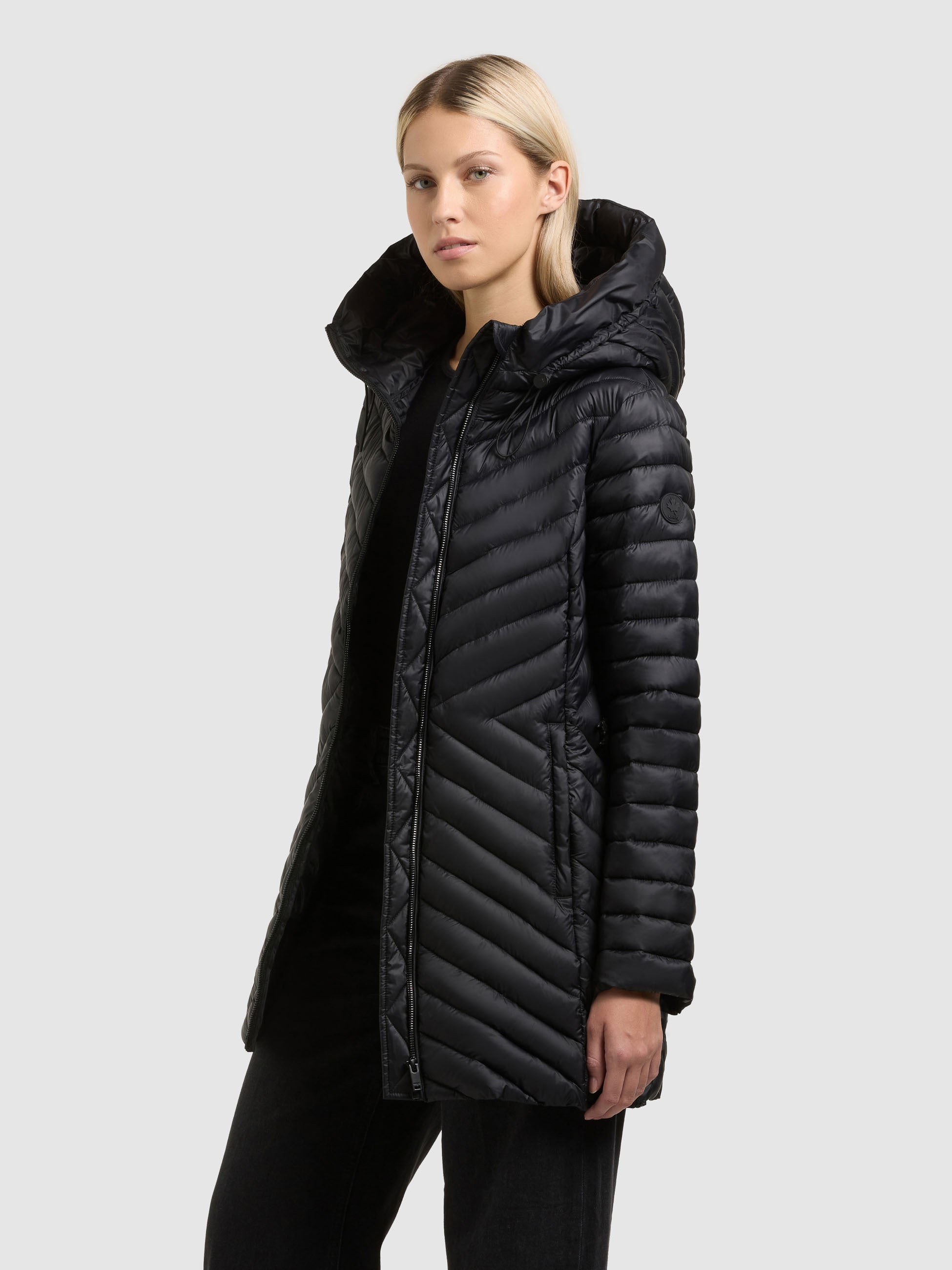 khujo-sola-damen-steppjacke-black-slim-fit-mit-g-rtel image 1
