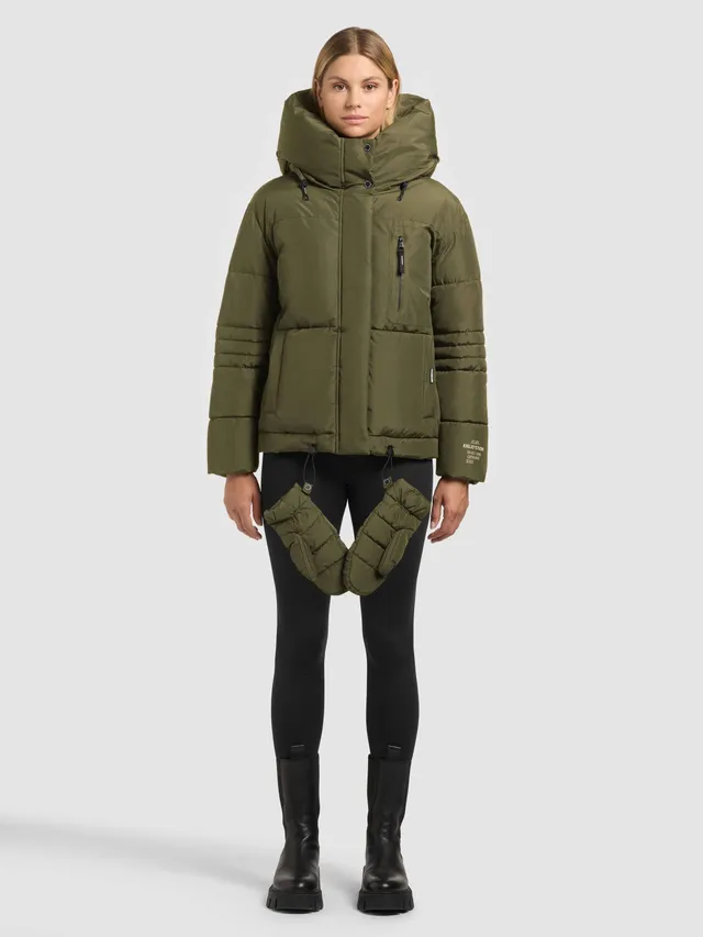 khujo-peeke2-damen-winter-steppjacke-fern-green-mit-f-ustlingen image 1