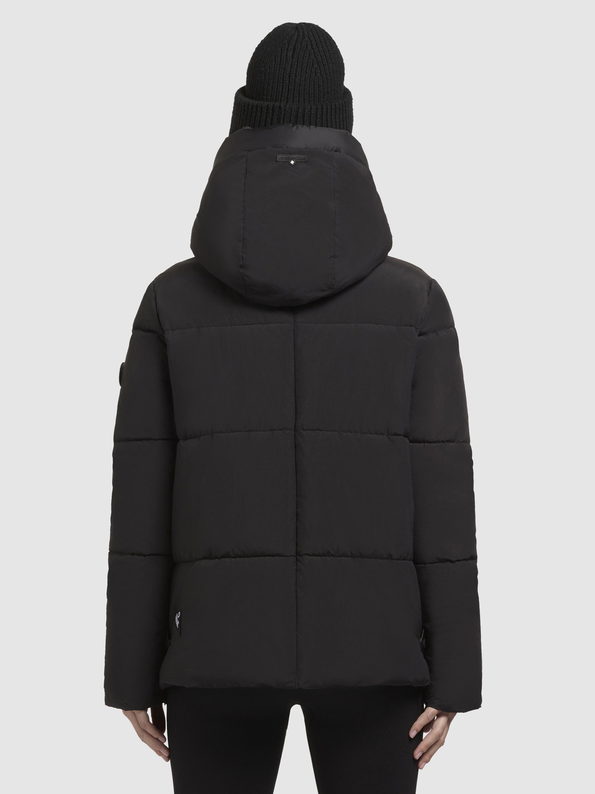 khujo-jacke-tira-schwarz-kapuzenjacke-damen-gesteppt image 3