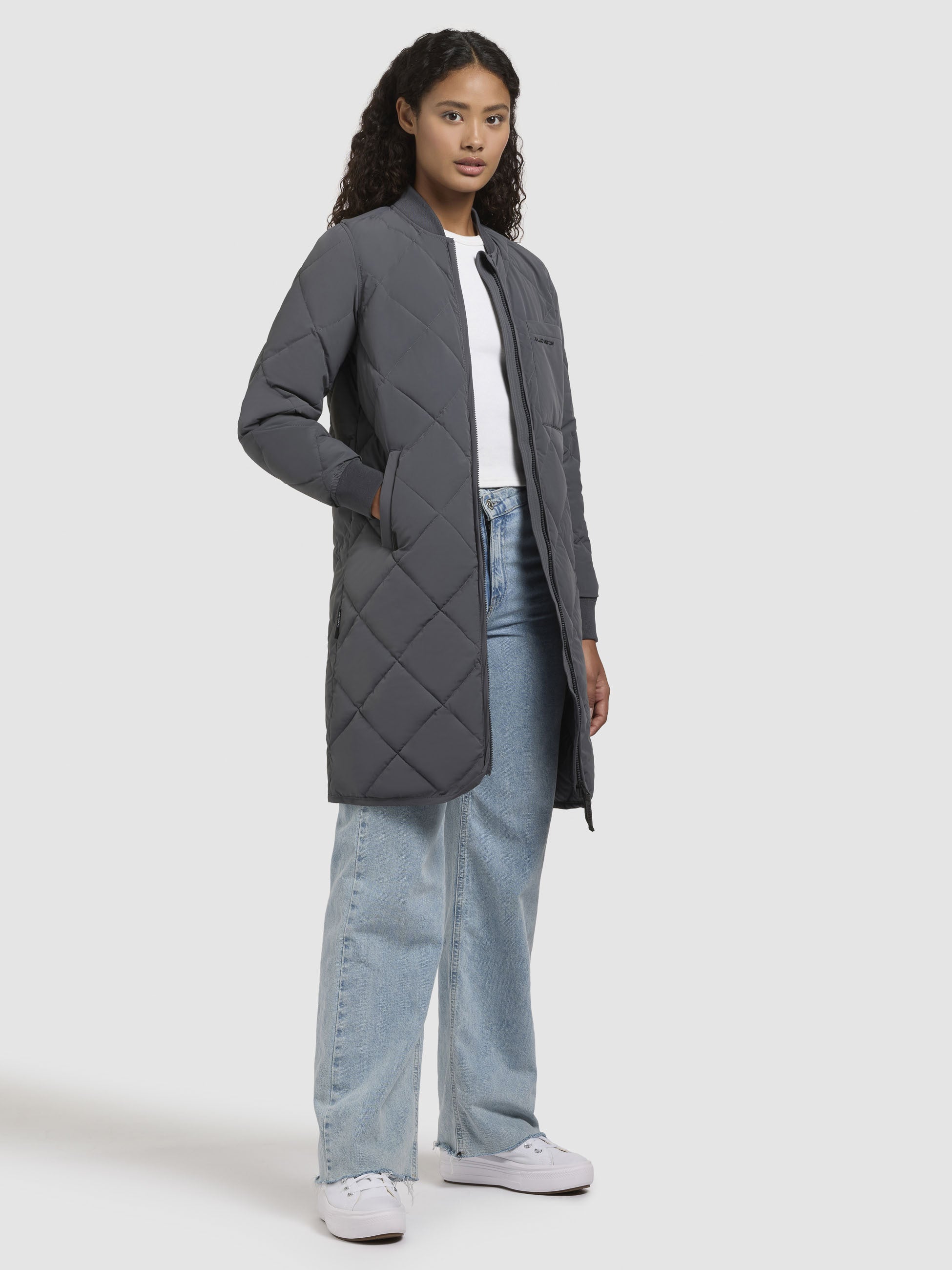 khujo-mantel-ymal-blaugrau-kurzmantel-stepp-mit-brusttasche image 2