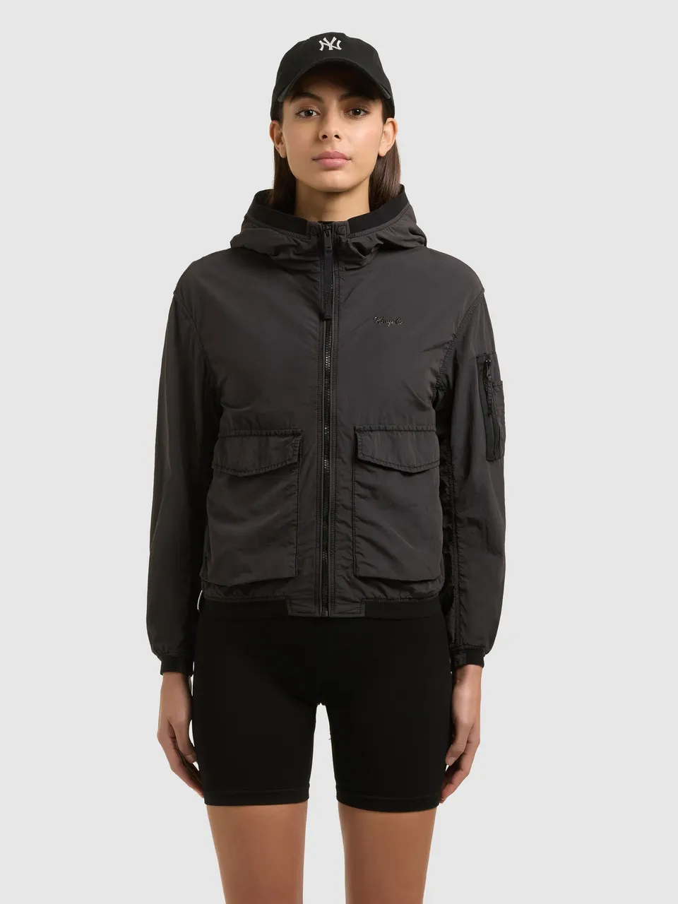 khujo-jacke-vona-black-bomberjacke-blouson-ungef-ttert image 1