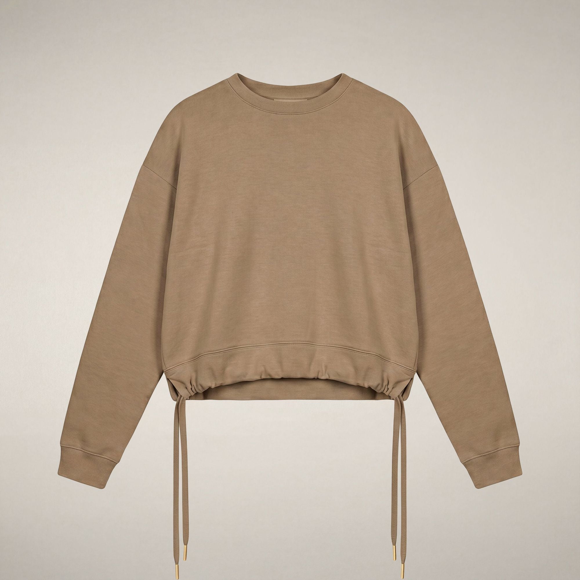 save-the-duck-akemi-sweatshirt-damen-beige-biscotto-rundhals image 3
