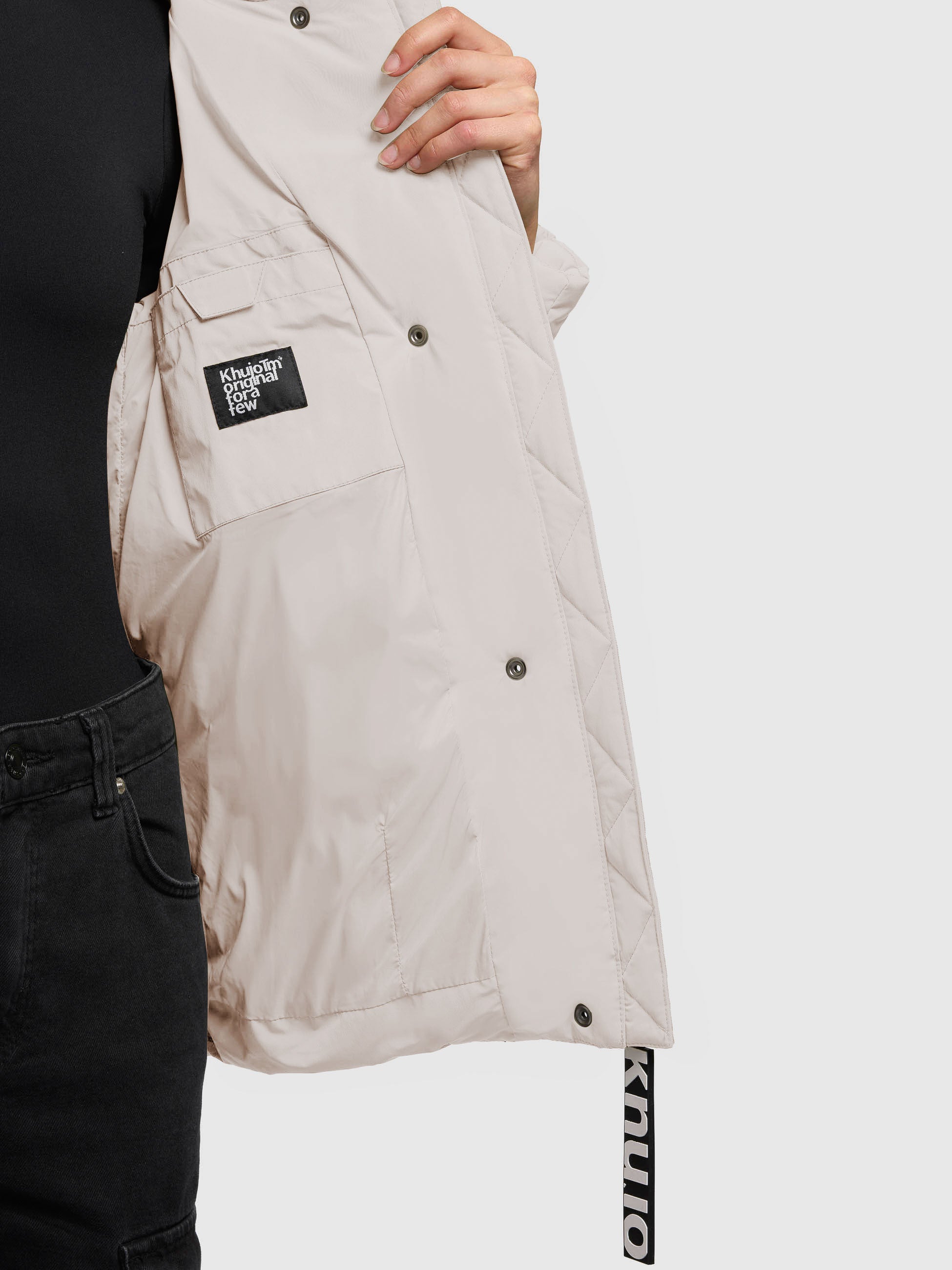 khujo-camea-damen-steppjacke-cremewei-regular-fit image 8