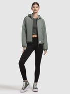 khujo-jacke-shelly-damen-leichte-jacke-green-gray-packbar image 6