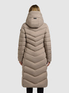 khujo-coat-stoane2-greige-steppmantel-damen-wadenlang image 3