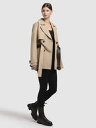 khujo-liane-damen-sommerjacke-trench-sand image 6