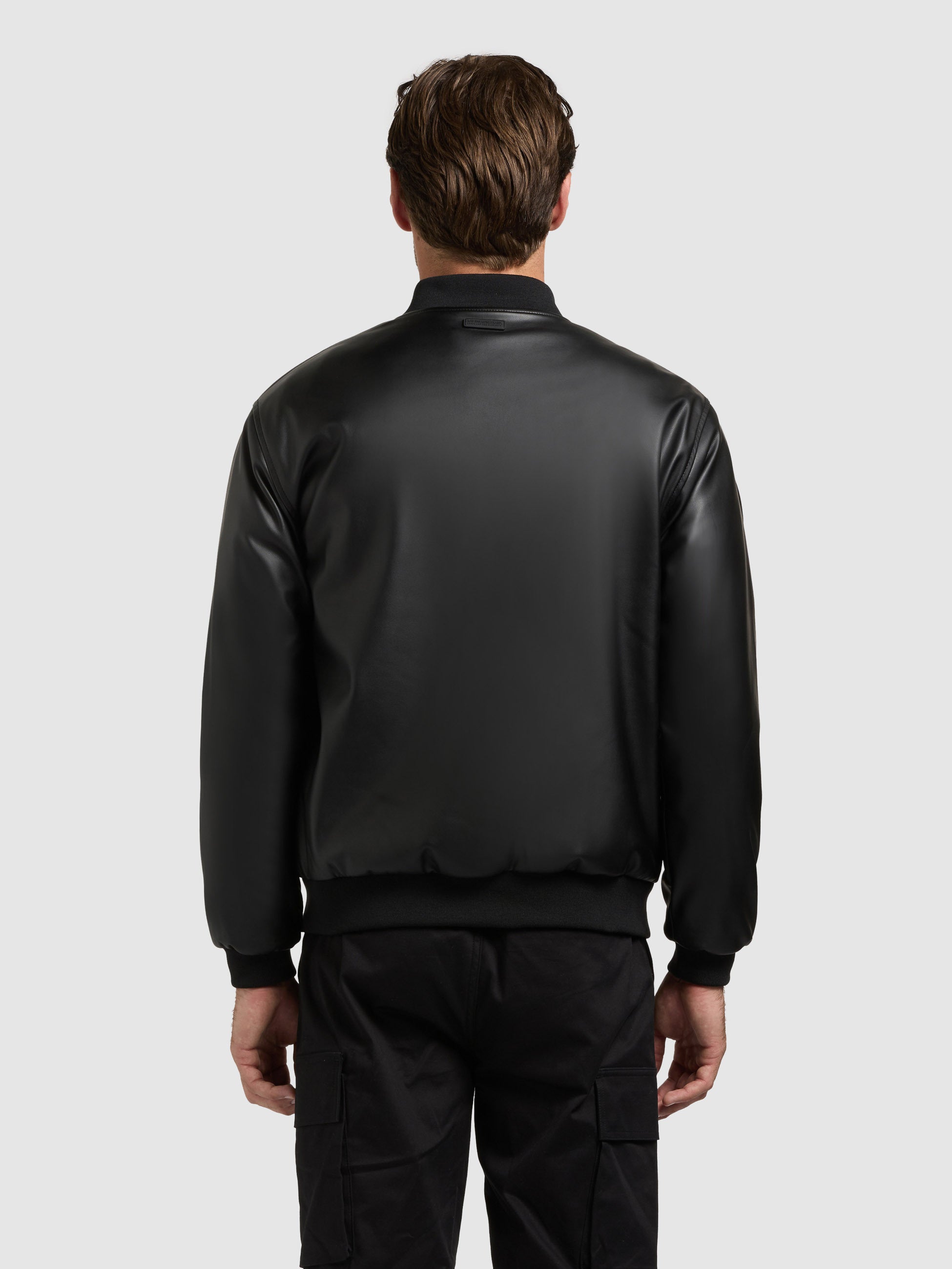 khujo-jacke-cale-black-herren-blousonjacke-aus-kunstleder image 3