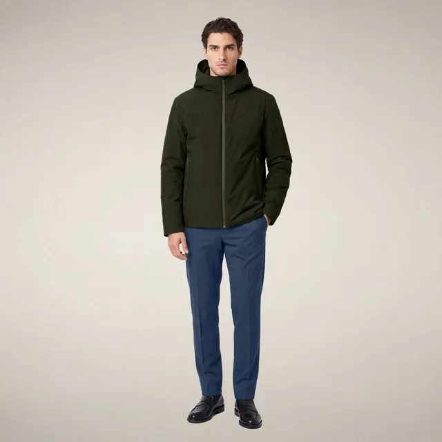 save-the-duck-flynn-herren-regenjacke-dunkelgr-n-wasserdicht image 1
