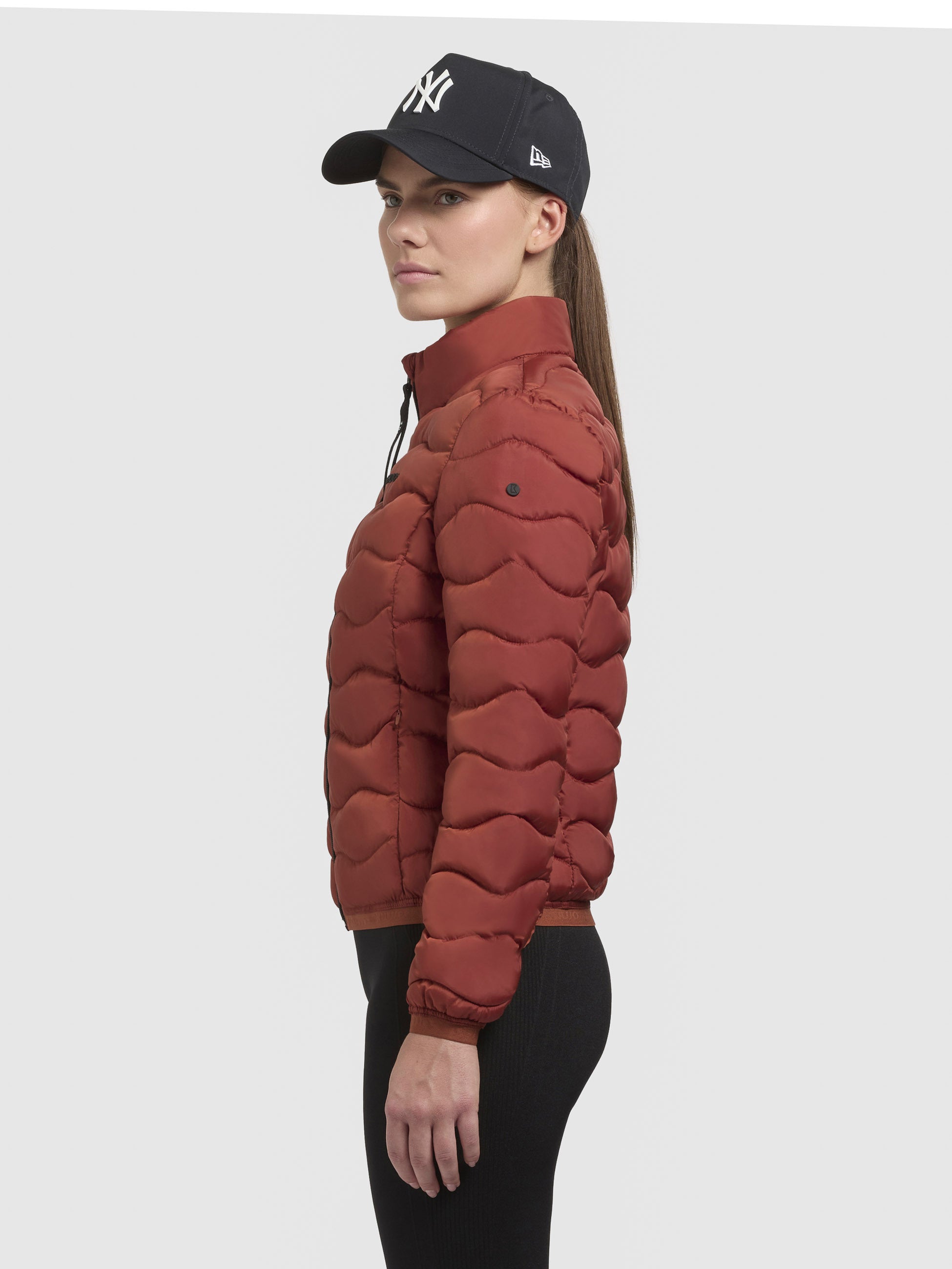 khujo-jacke-merl-rotbraun-damen-steppjacke-h-ftlang-slim-fit image 5