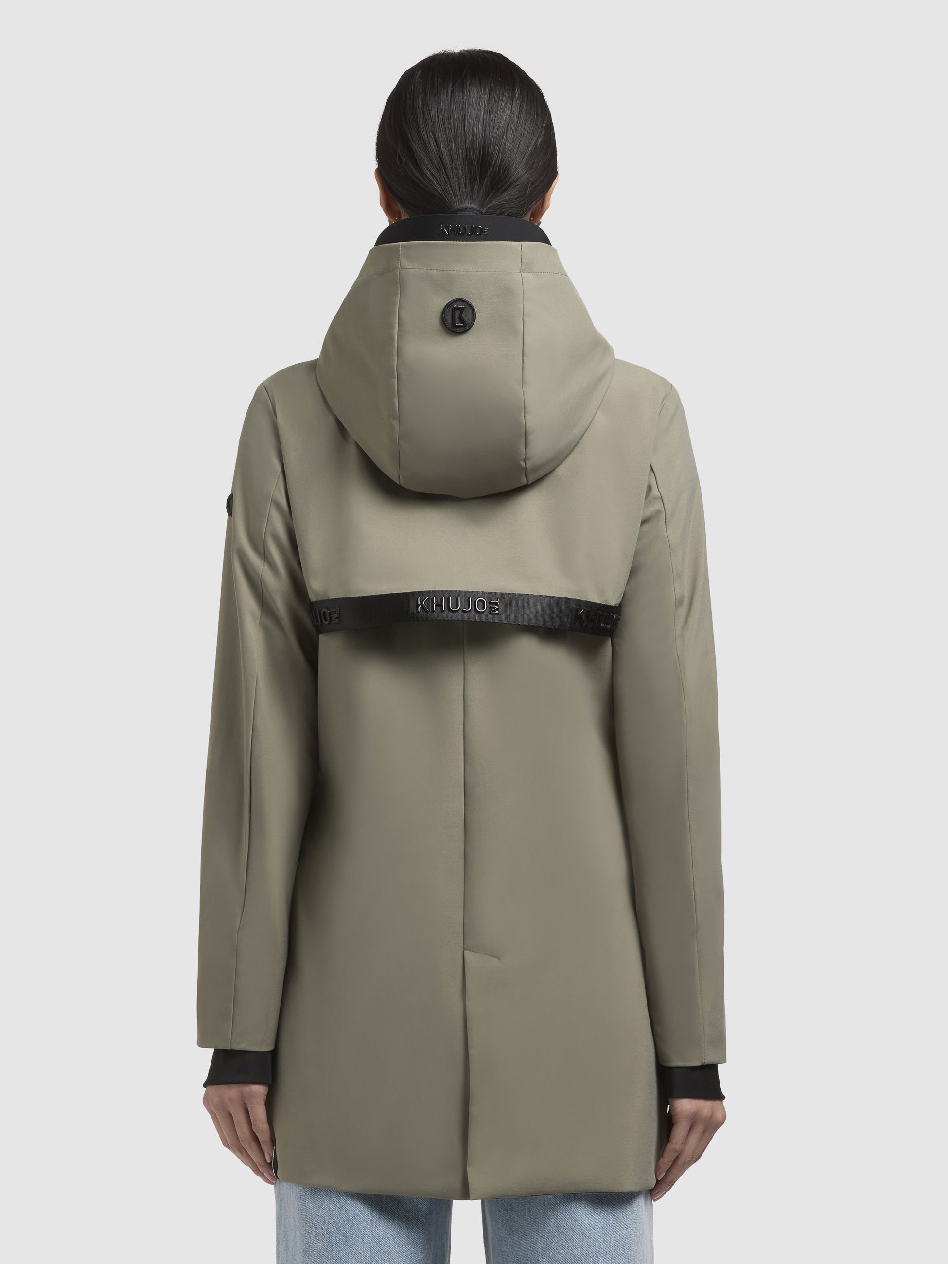 khujo-jacke-izaf3-graugr-n-leichte-regenjacke-damen-mit-kapuze image 3