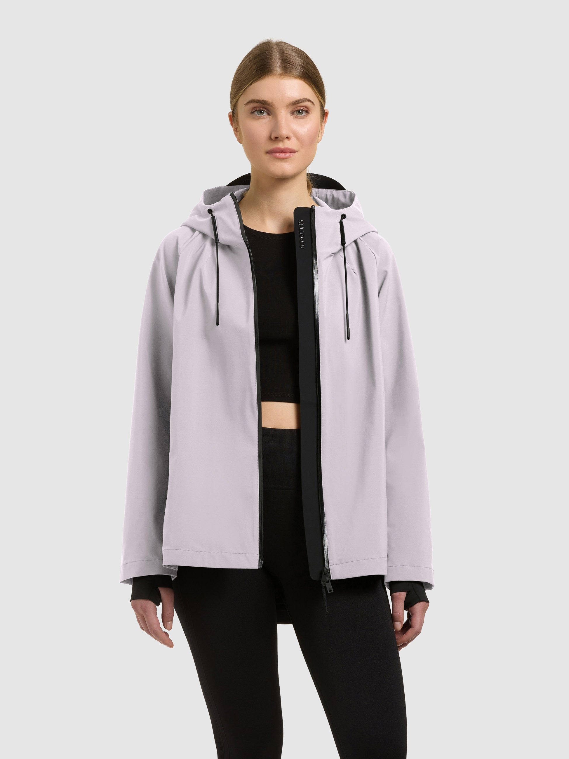 khujo-jacke-wrem-raindrops-lilac-damen-regenjacke-wasserabweisend image 4