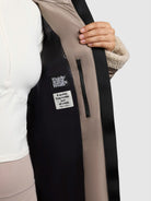 khujo-coat-julita2-greige-wadenlanger-steppmantel-teddy image 8