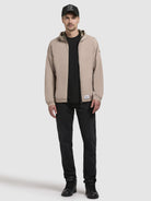 khujo-jacke-ferd-beige-damen-kapuzenjacke-regular-fit-h-ftlang image 6