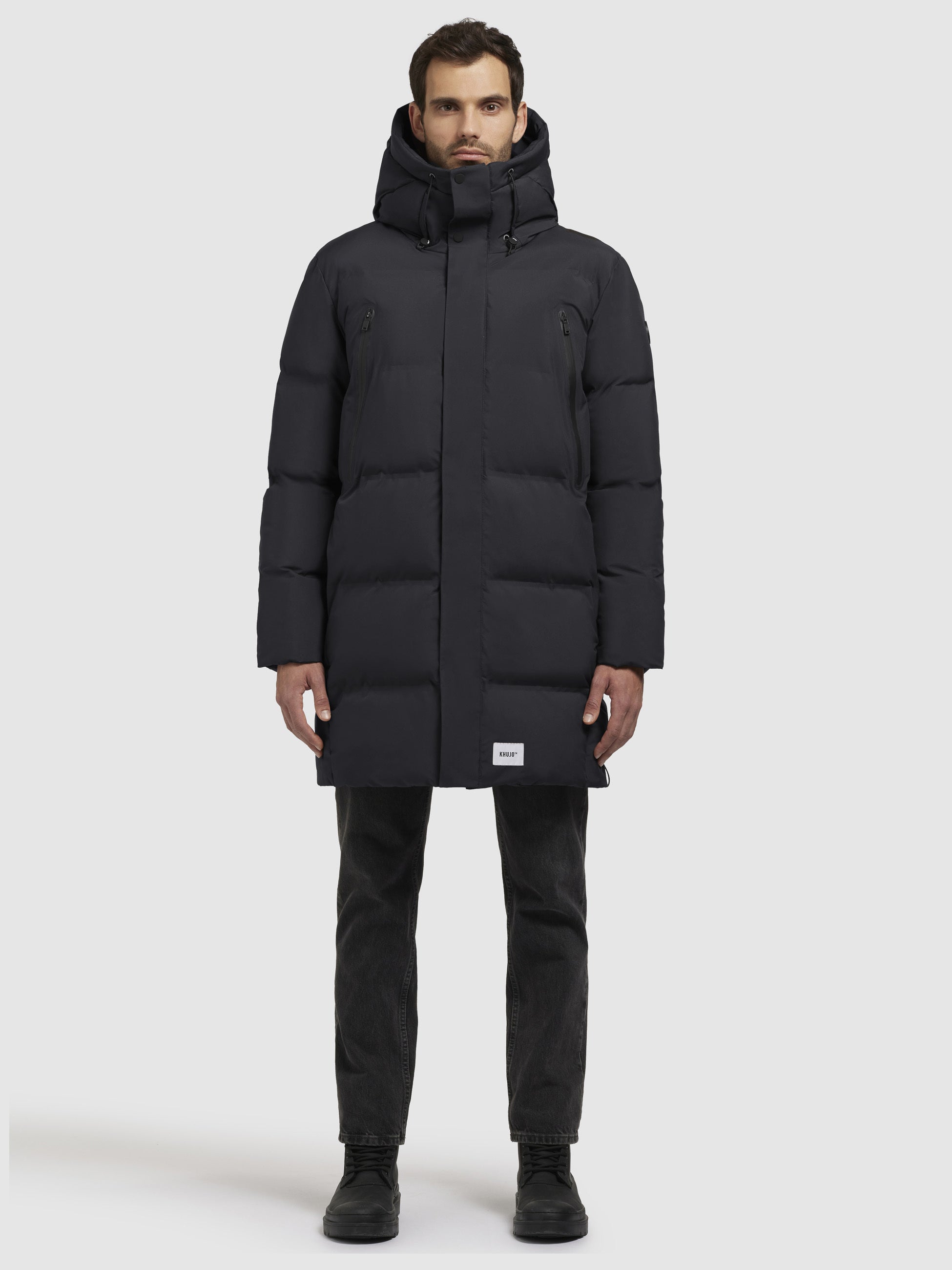 khujo-coat-morse2-steppmantel-dark-gray-wattiert image 1