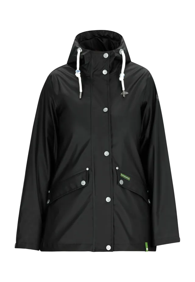 schmuddelwedda-damen-regenjacke-langarm-mit-rei-verschluss-und-knopfleiste-leist image 1