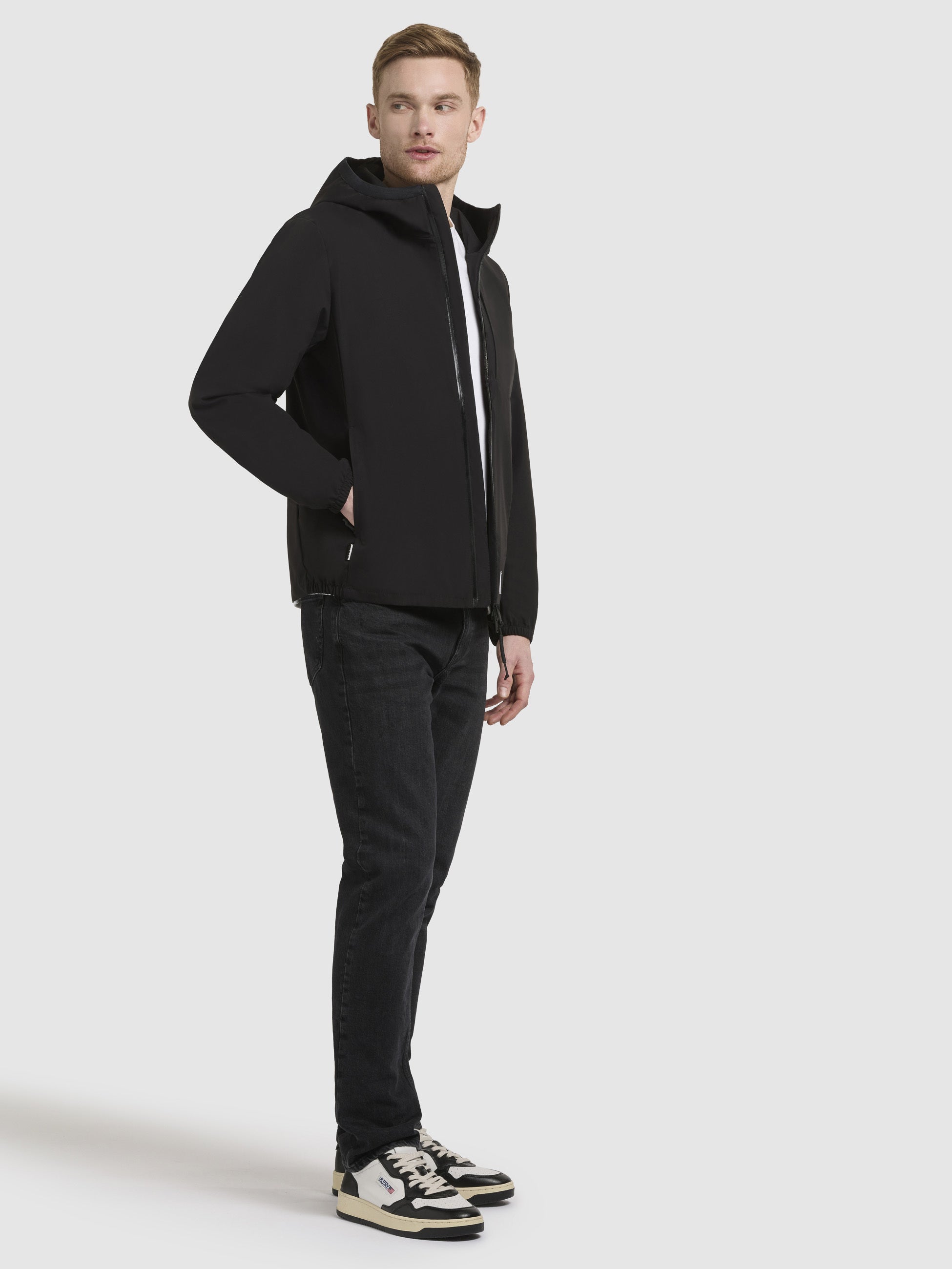khujo-jacke-hamza-schwarz-kapuzenjacke-basic-regular-fit image 6