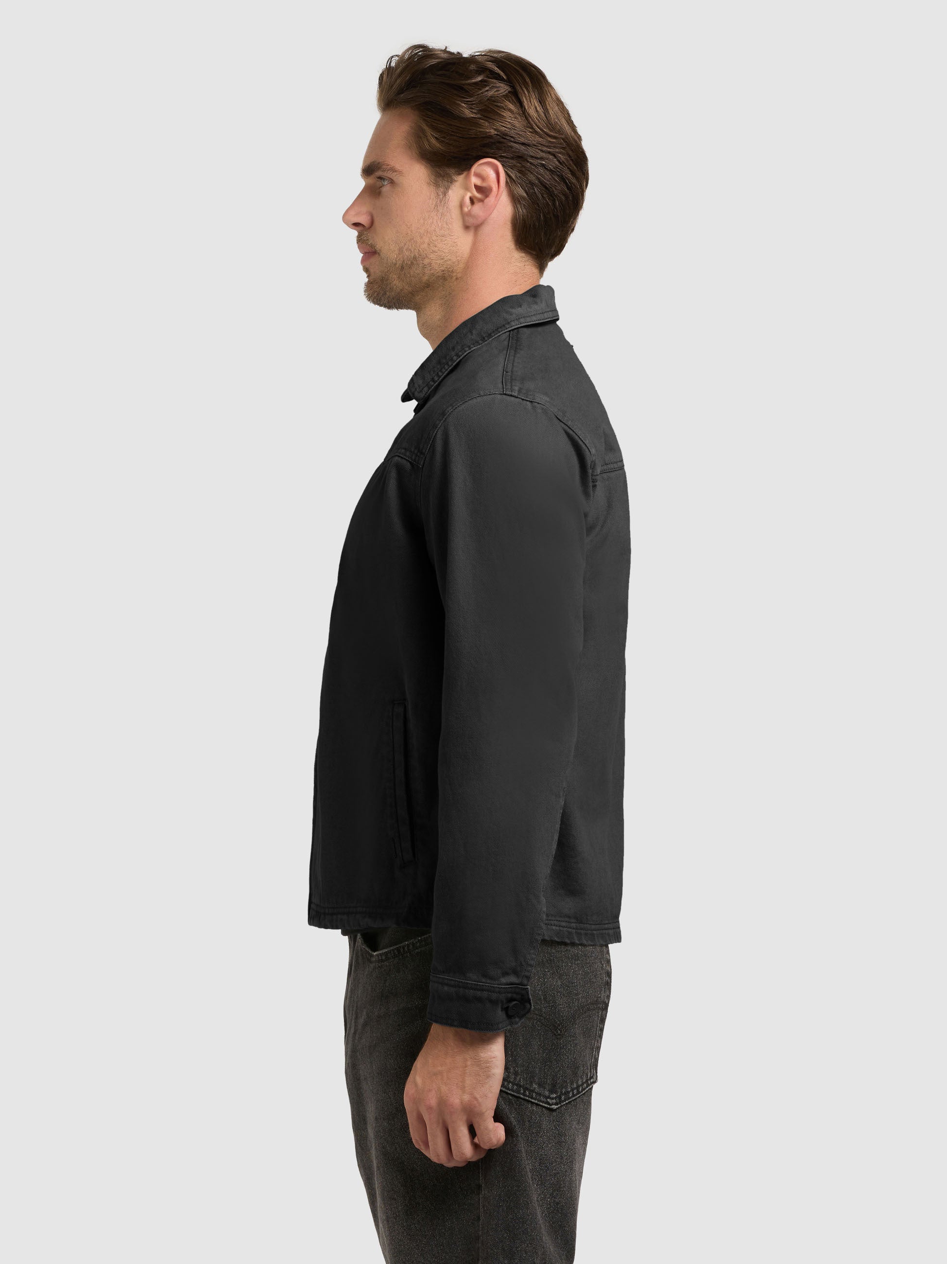 khujo-jacke-reilly-black-damen-jeansjacke-aus-baumwoll-denim-regular-fit image 5