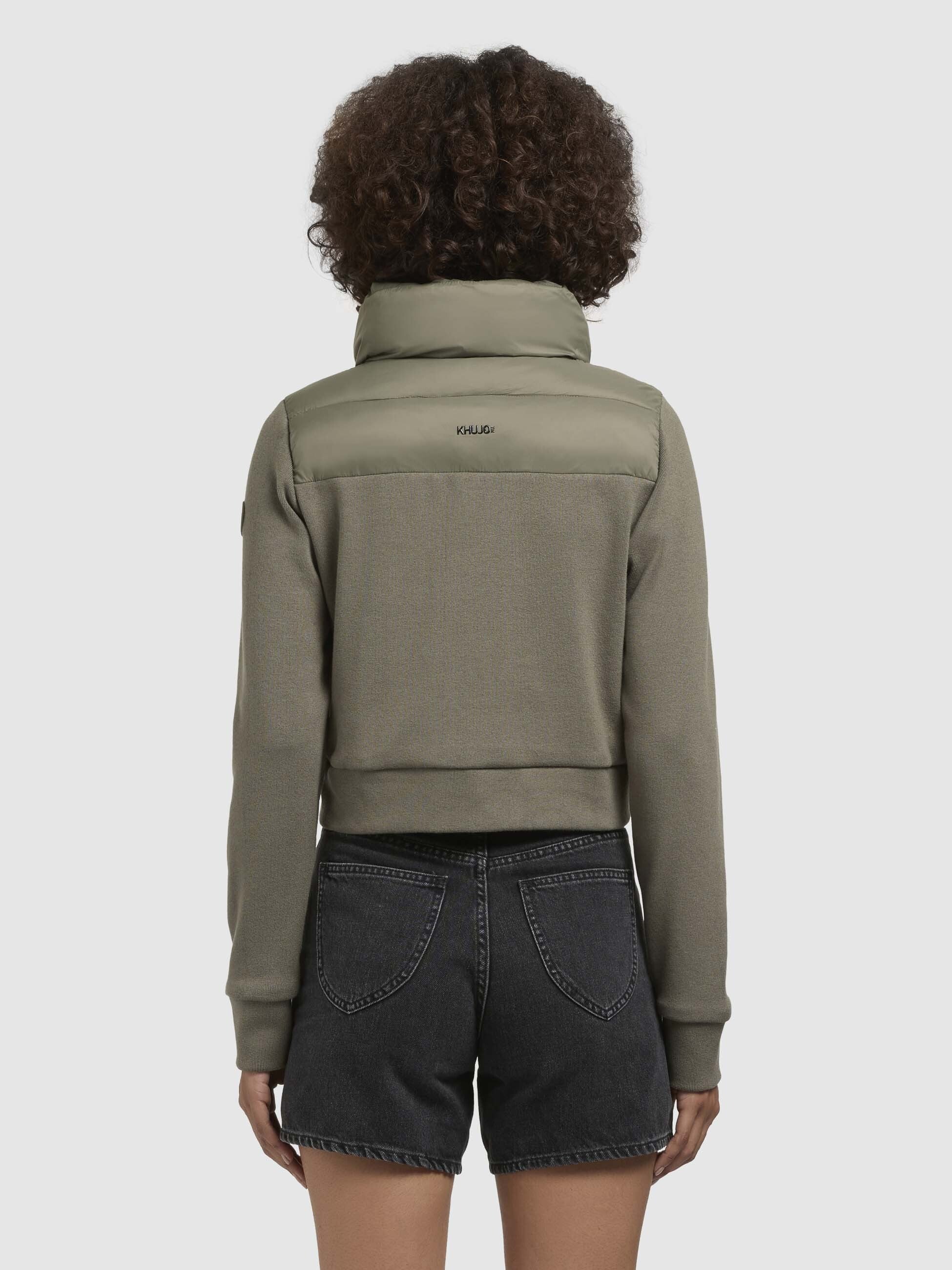 khujo-lival-jacke-graugr-n-cropped-slim-fit-damen image 3