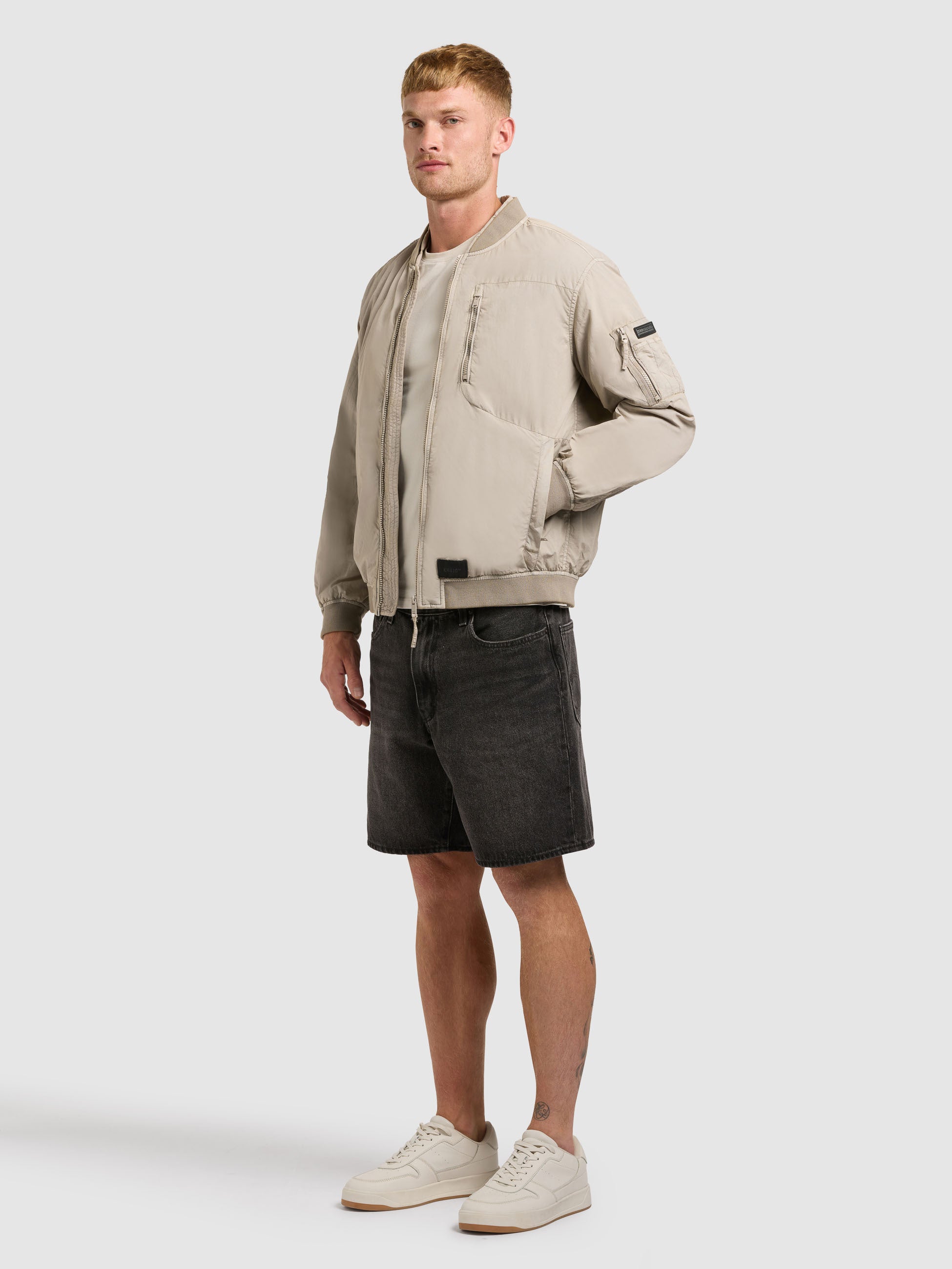 khujo-jacke-ibe-bone-beige-blousonjacke-garment-dye image 6
