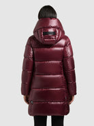 khujo-adriana-damen-steppmantel-mahagoni-red-slim-fit image 3