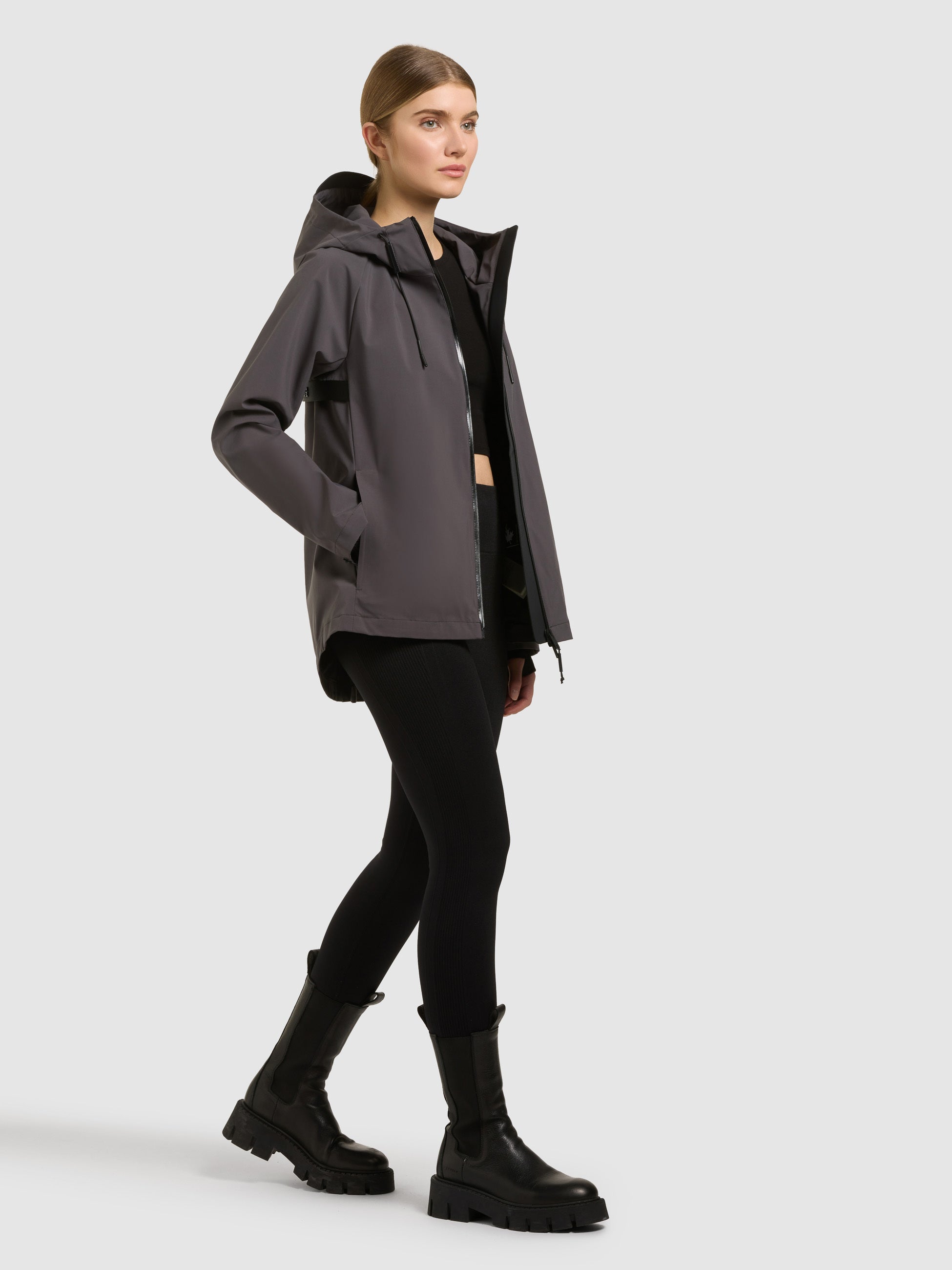 khujo-jacke-wrem-slate-grey-wasserabweisende-damen-kapuzenjacke image 6