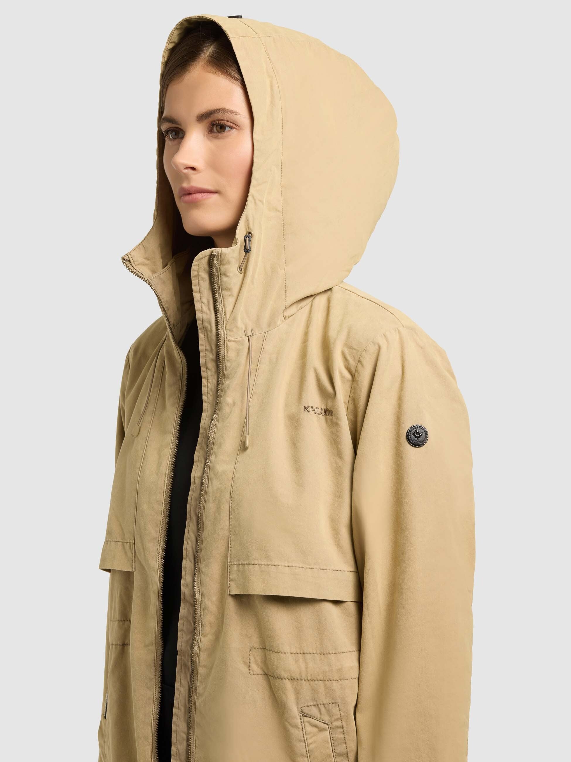 khujo-jacke-rania-damen-parka-latte-brown-regular-fit image 8