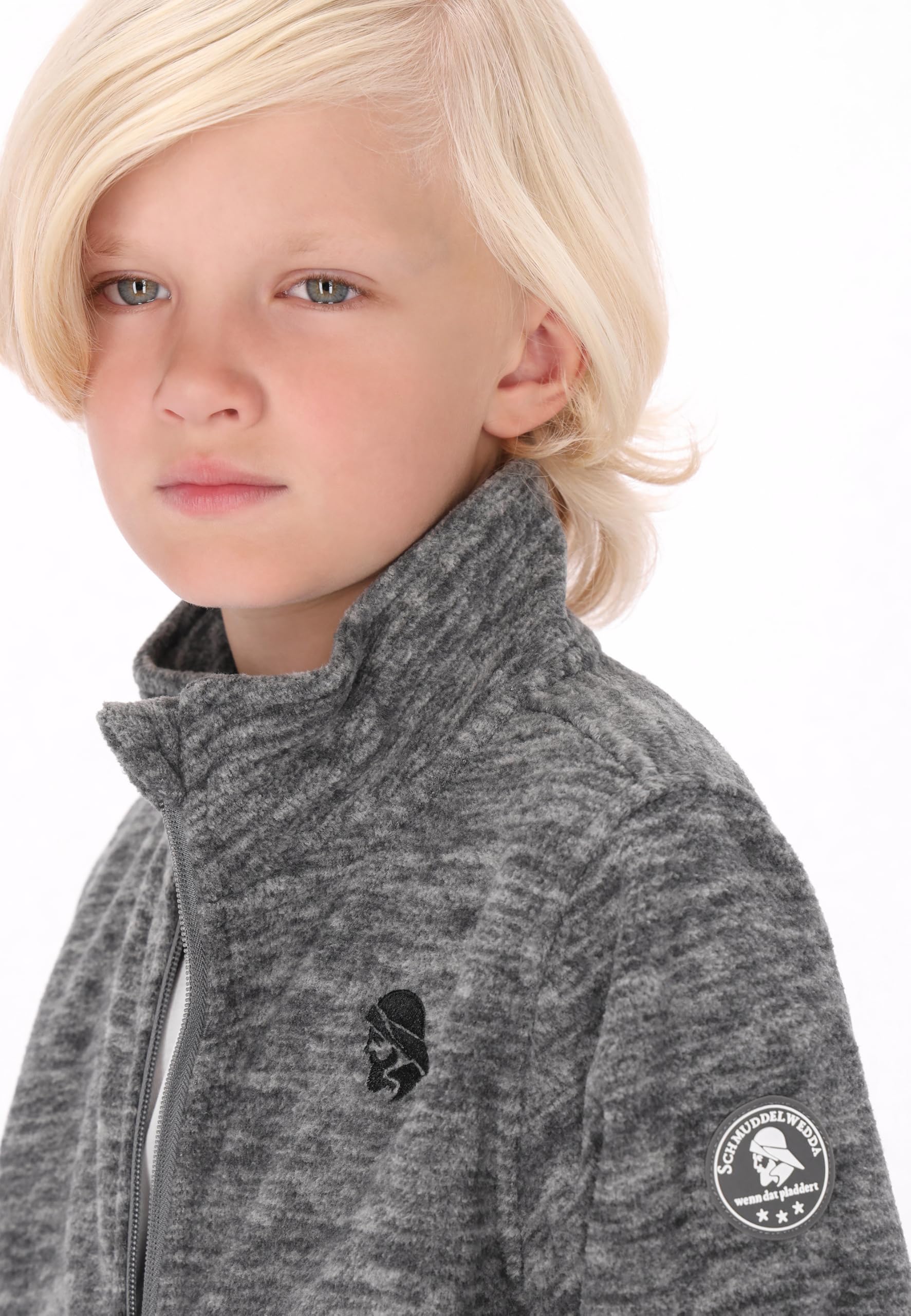schmuddelwedda-jungen-fleecejacke-mit-rei-verschluss-und-hohem-kragen image 2