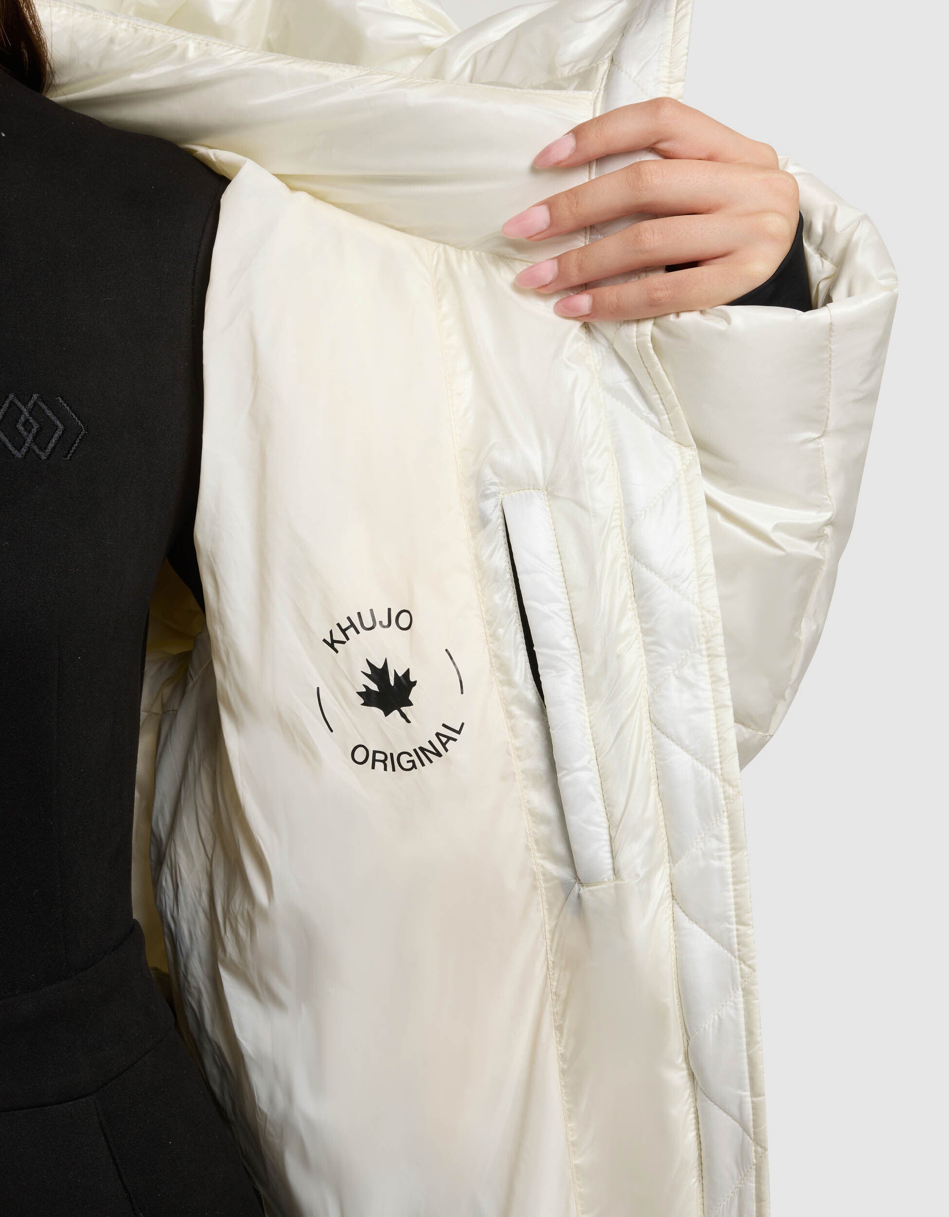 khujo-jacke-luna-white-gl-nzende-h-ftlange-steppjacke-damen image 8