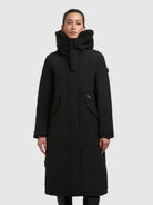 khujo-mantel-agneta2-black-leicht-wattierter-damen-wintermantel image 4