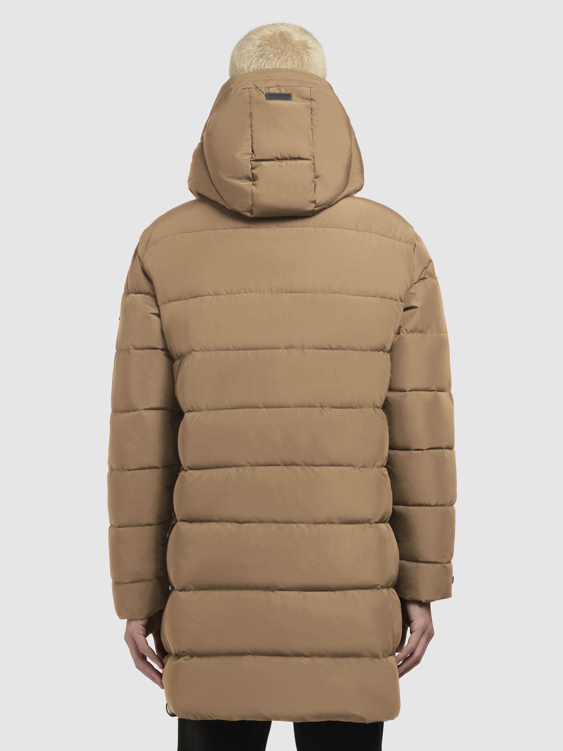 khujo-mantel-unker-hellbraun-gesteppter-parka-loose-fit image 3