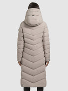 khujo-coat-stoane-light-beige-wadenlanger-gesteppter-damen-mantel-mit-kapuze image 3