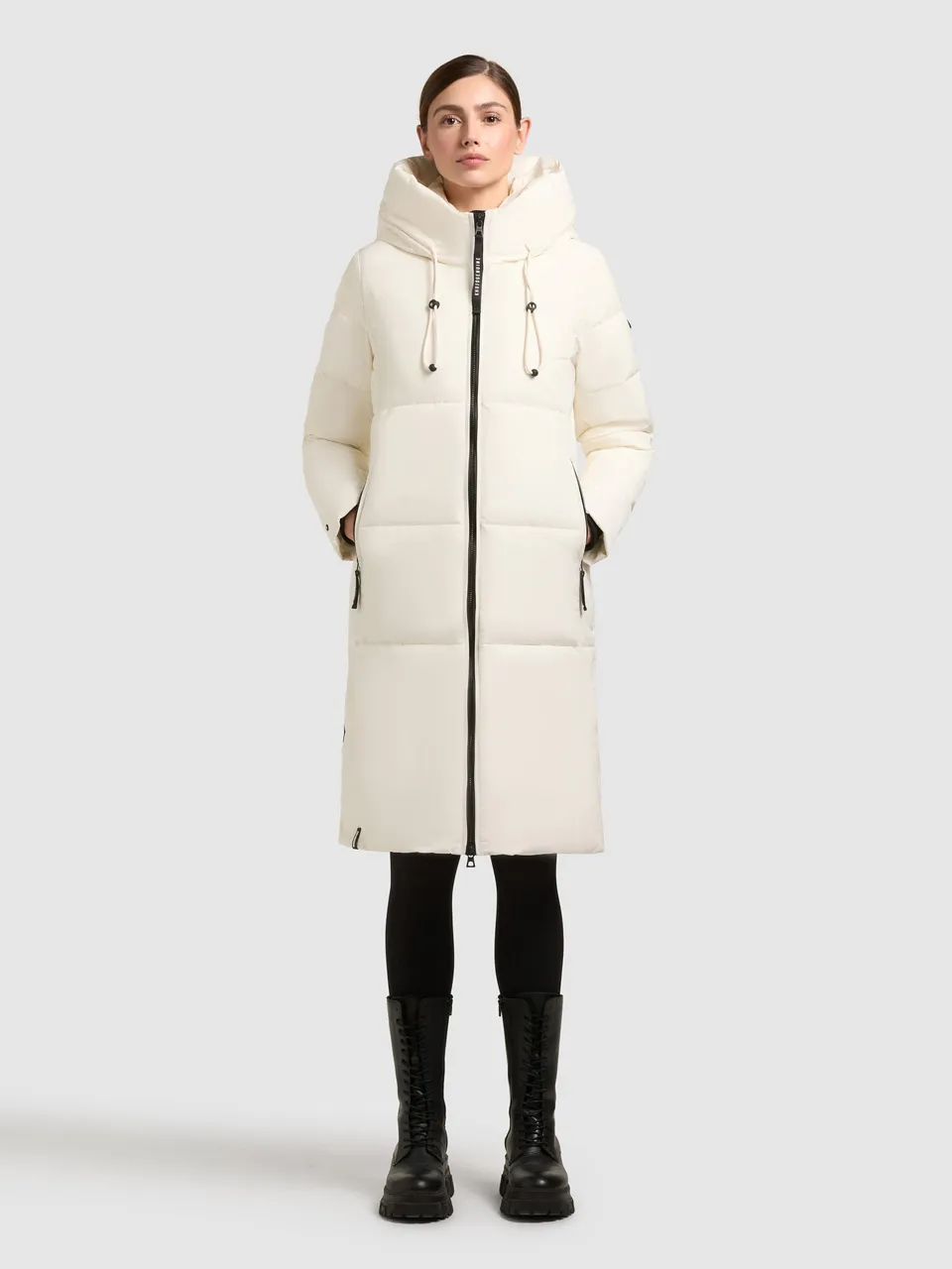 khujo-coat-jasmine-luna-white-damen-steppmantel-knielang image 1