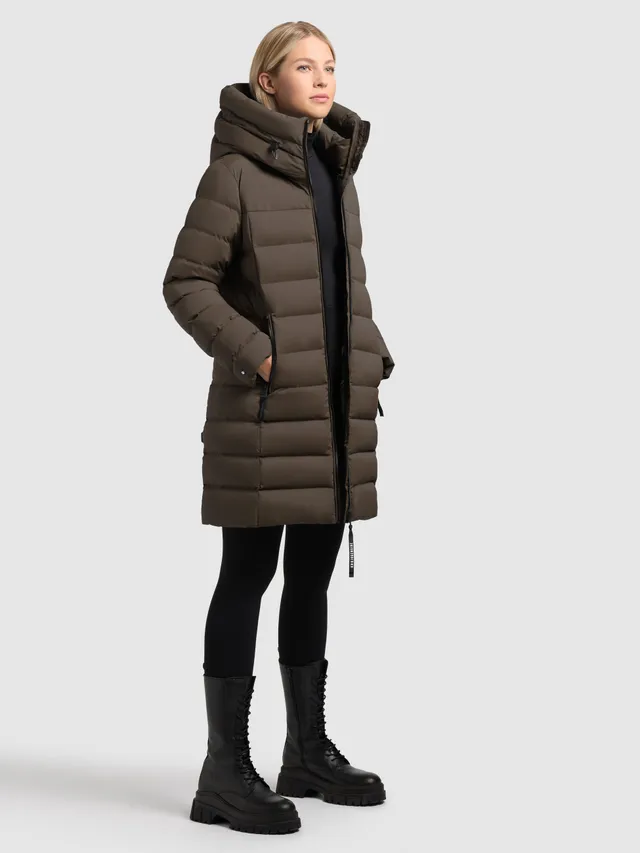 khujo-coat-nekar2-dull-green-kurzmantel-gesteppt image 1