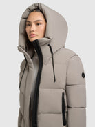 khujo-enits-matt-steppjacke-witcher-green-damen image 7