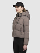 khujo-stine2-matt-damen-jacke-taupe-dark image 5