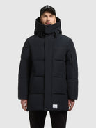khujo-coat-zeno-port-blue-damen-steppmantel-loose-fit image 4