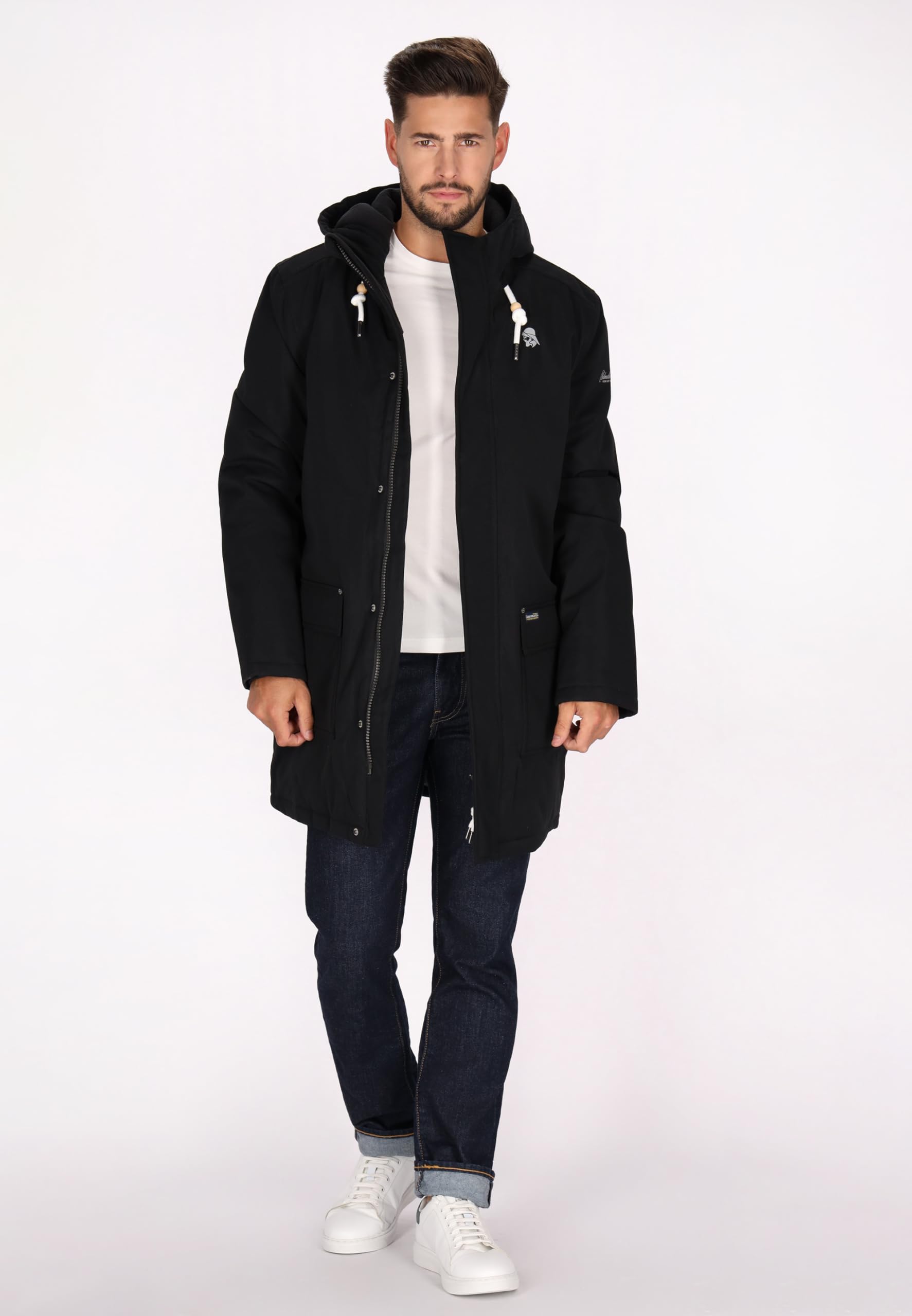 schmuddelwedda-herren-winterparka-langarm-rei-verschluss-blende-und-verstellbare image 2