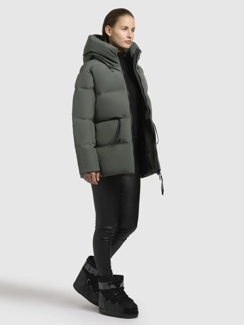 khujo-jacke-ellis-graugr-n-h-ftlange-damen-steppjacke image 1