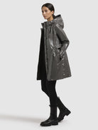 khujo-coat-dolea-dark-gray-trenchcoat-regenmantel-damen image 2