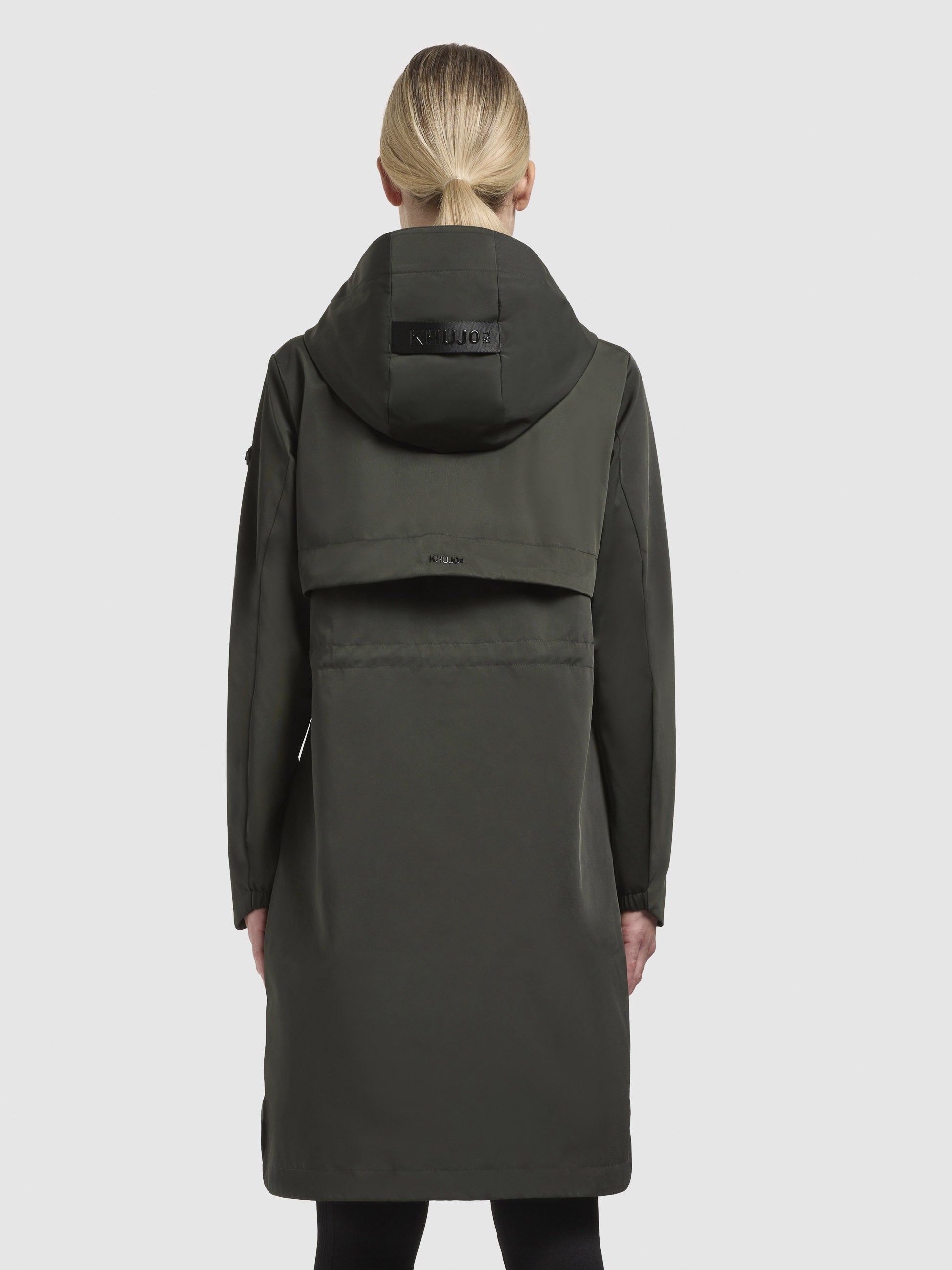 khujo-mantel-manao-damen-sommerparka-dunkelgr-n-mit-kapuze image 3