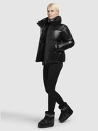 khujo-jacke-ewa-schwarz-steppjacke-loose-fit image 2