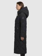 khujo-elow-damen-steppmantel-dunkelgrau-rautenstepp-regular-fit image 5