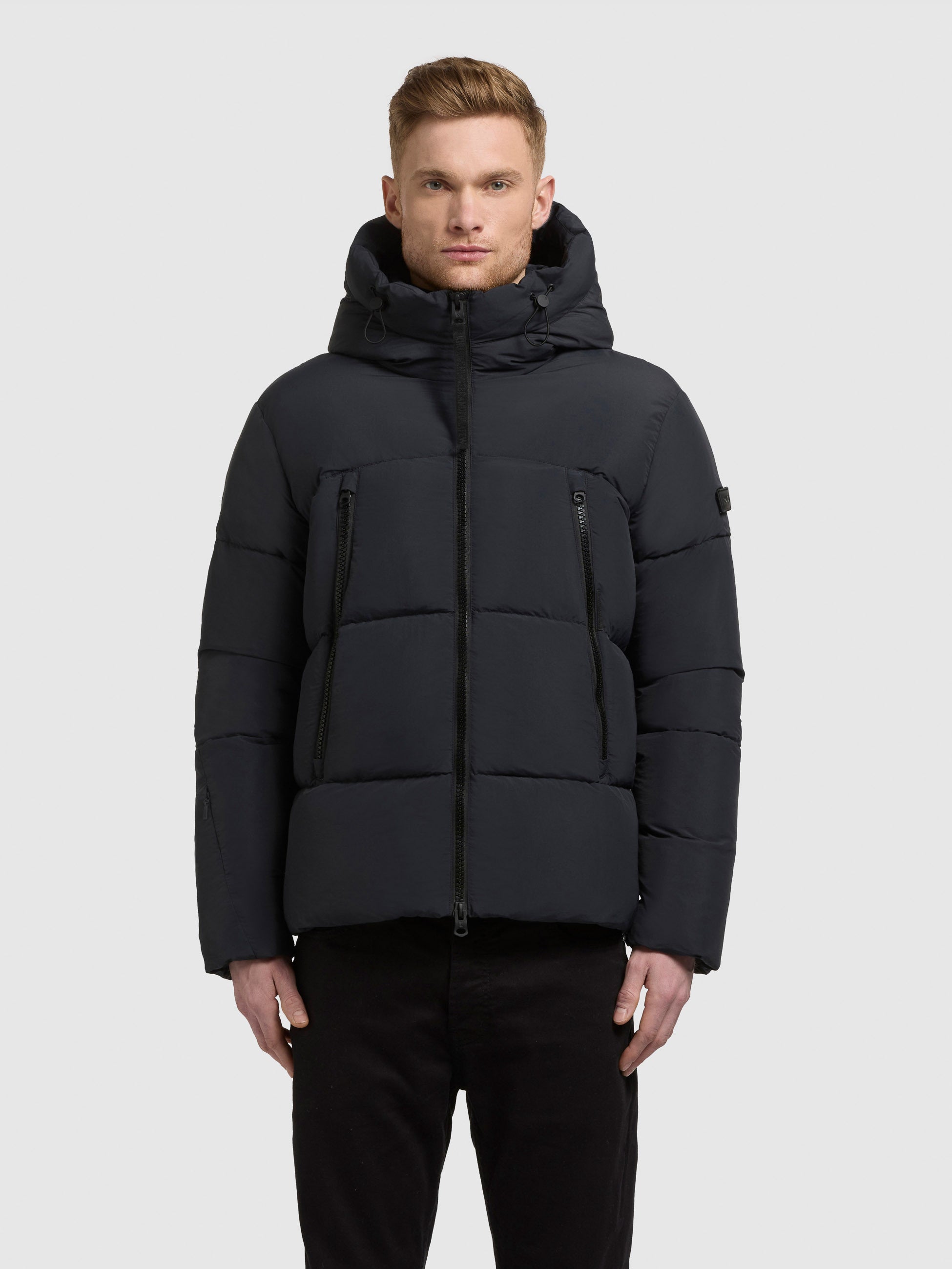 khujo-jacke-gaston-port-blue-steppjacke-herren-regular-fit image 4