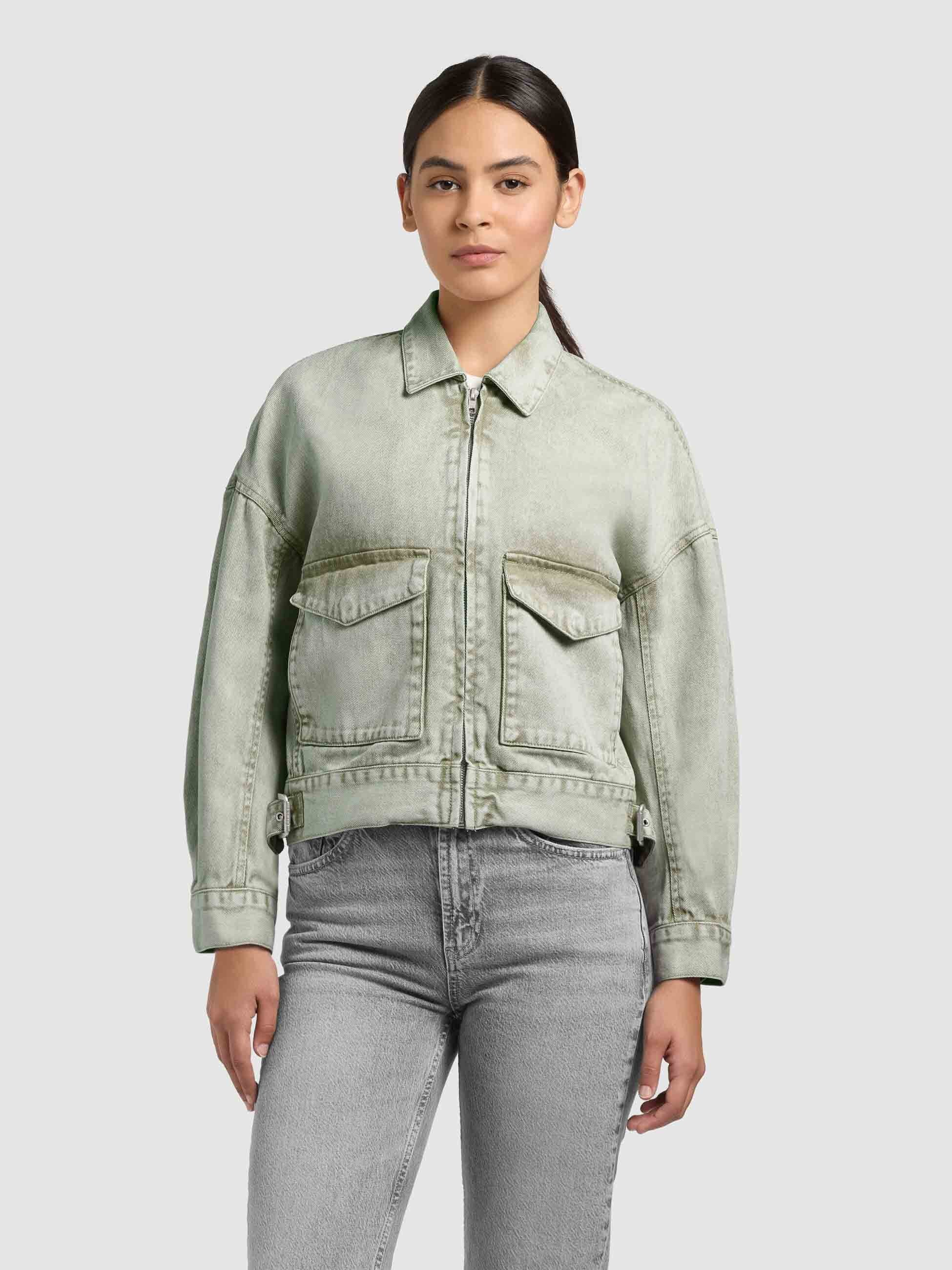 khujo-jacke-nelina-seagreen-damen-jeansjacke-h-ftlang-aus-baumwoll-denim image 4