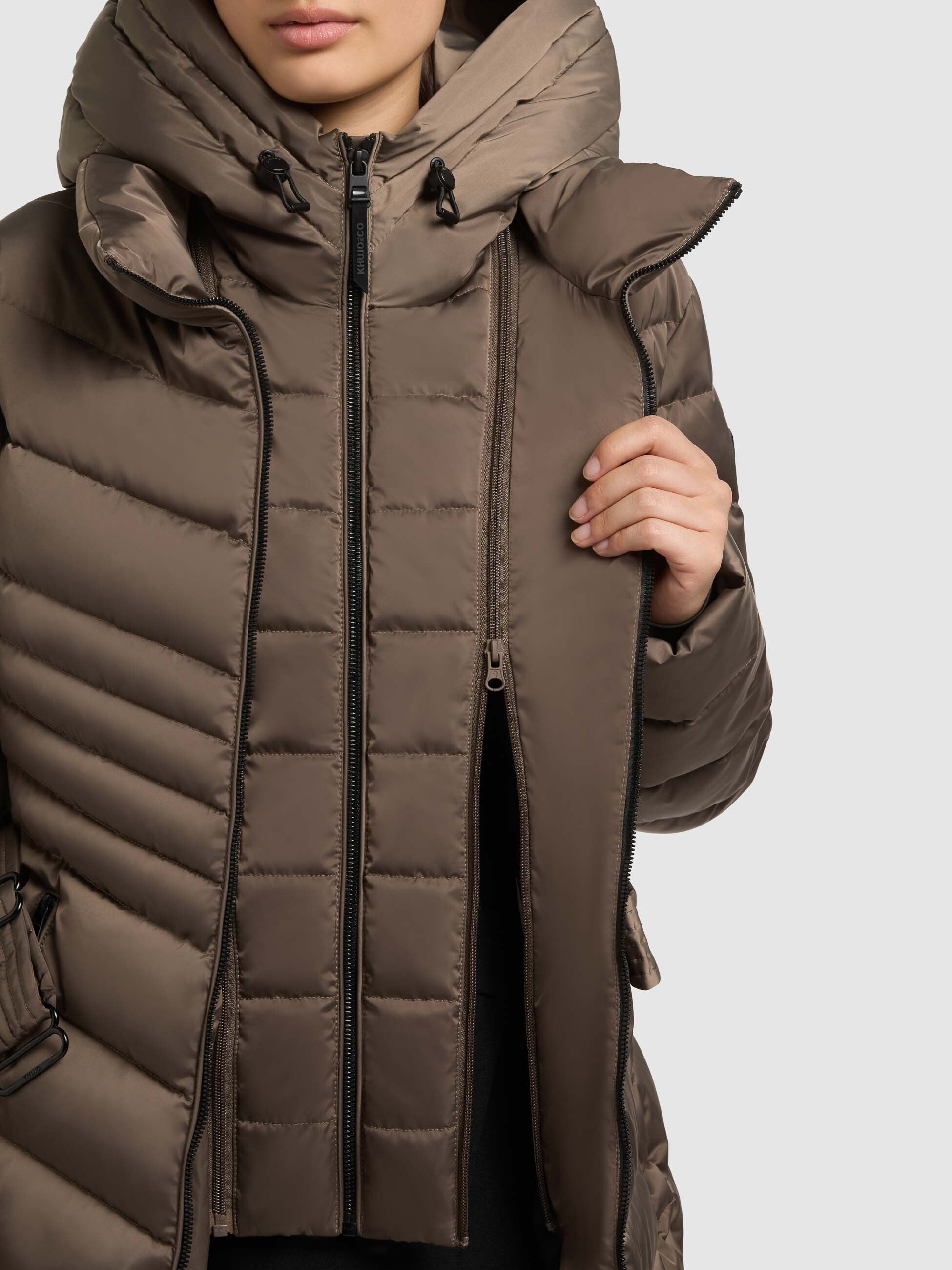 khujo-kina-damen-steppjacke-cane-brown image 8