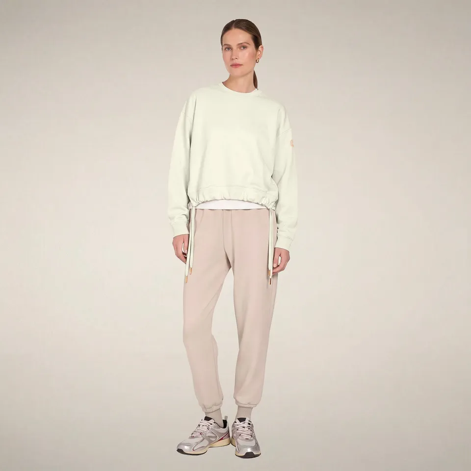 save-the-duck-akemi-damen-sweatshirt-rundhals-bianco-nuvola image 1